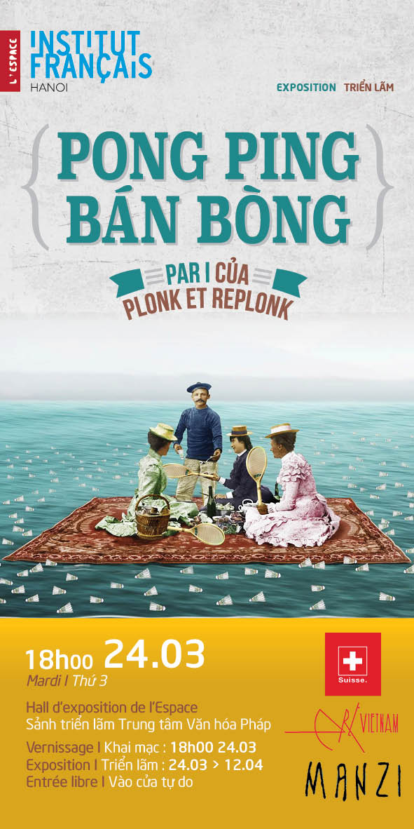 Pong Ping, Báng Bòng, Exposition Plonk à L’Espace, centre culturel d’Hanoï